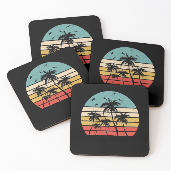Item preview, 80s Sunset Palm Trees designed and sold by Khalmer ⭐⭐⭐⭐⭐.