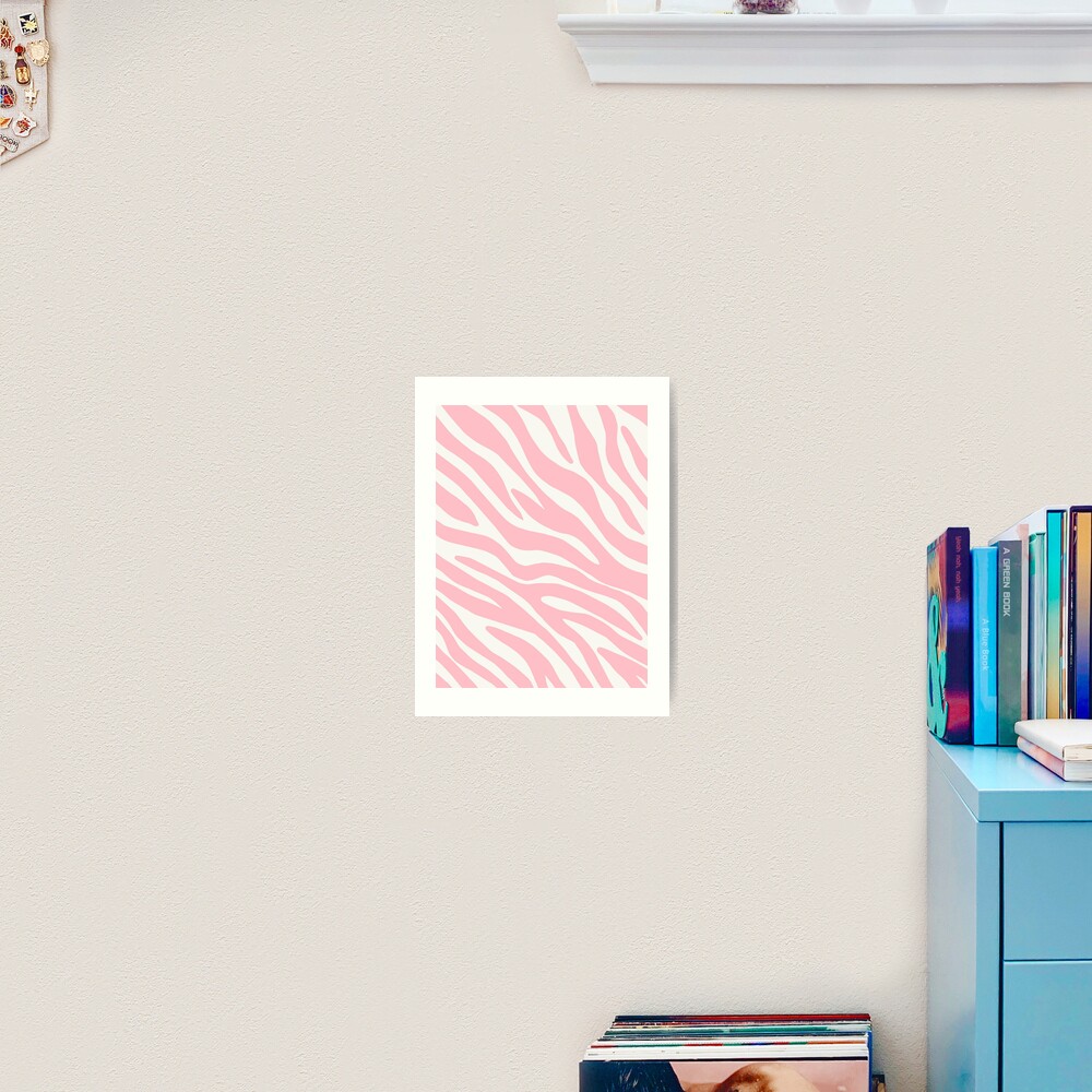 Pink Zebra Print Art Board Print for Sale by salemgriswold