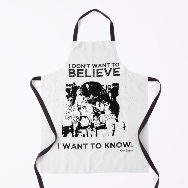 Item preview, Carl Sagan "I Don't Want to Believe" Quote designed and sold by AmandaLynnHunt.