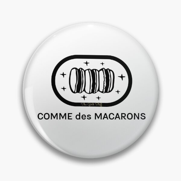 Item preview, Comme des Macarons (v2) x Designer Foodie Puns designed and sold by GoldenStef.