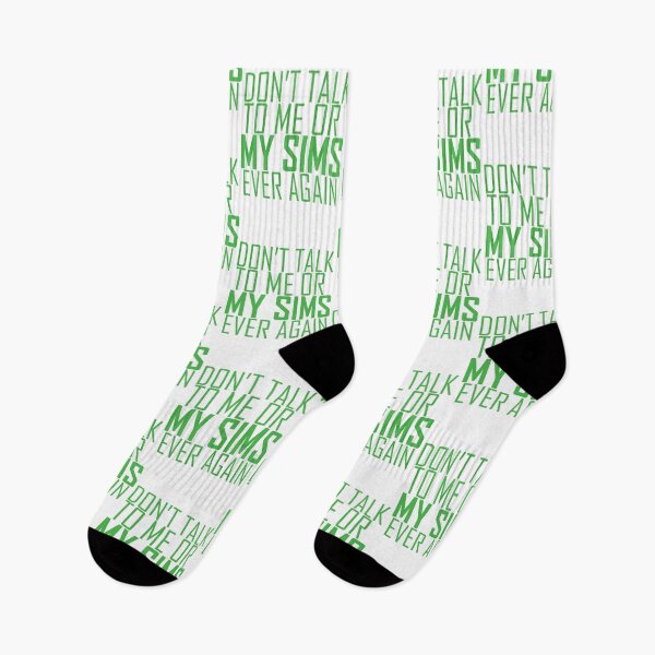 Item preview, Don't Talk to Me or My Sims Ever Again designed and sold by syrensong.