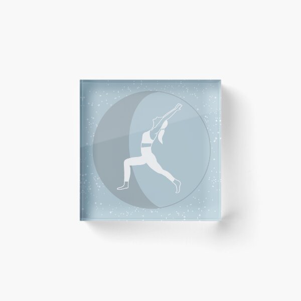 Item preview, Yoga Graphic - Crescent Lunge  designed and sold by shelbylouz.