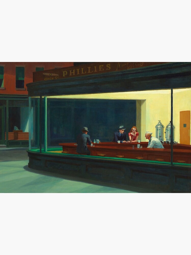 Nighthawks by Edward Hopper 1942 by artboy213
