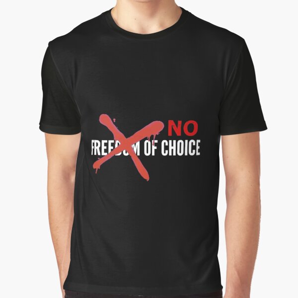 FACE MASK - NO CHOICE Graphic T-Shirt