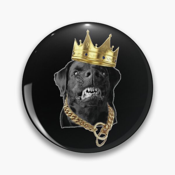 Item preview, Royal black dog tshirt,  black and gold tshirt, boss tshirt  designed and sold by Crime By Speech.