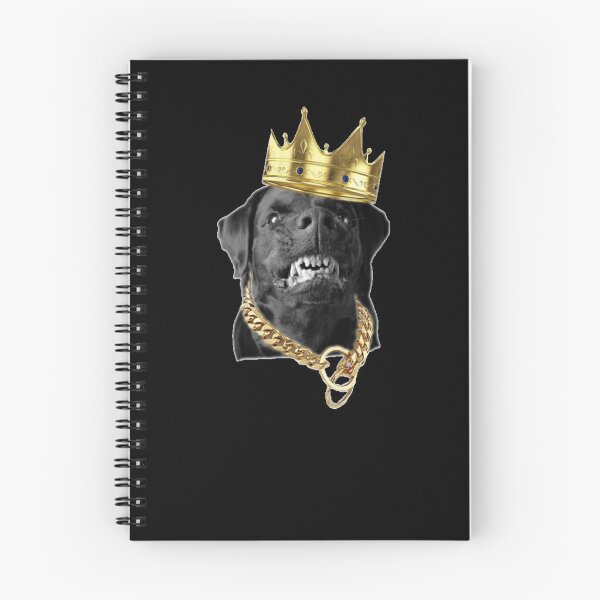 Item preview, Royal black dog tshirt,  black and gold tshirt, boss tshirt  designed and sold by Crime By Speech.