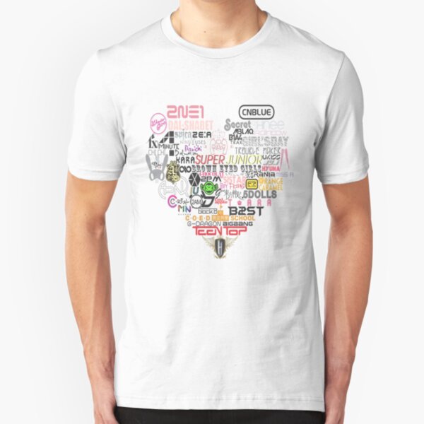 Kpop Groups Slim Fit T-Shirt