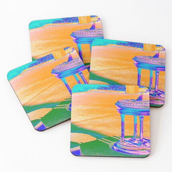 Item preview, EXTREMELY colourful sundial designed and sold by Joel Bader.