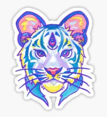 Pegatina Clairvoyant Pastel Tiger