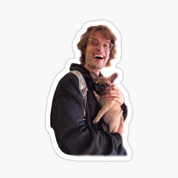 Puppy with matthew gray gubler Sticker