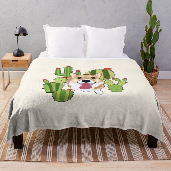 Item preview, Happy Corgi - Cacti designed and sold by MaplewoodMerch.