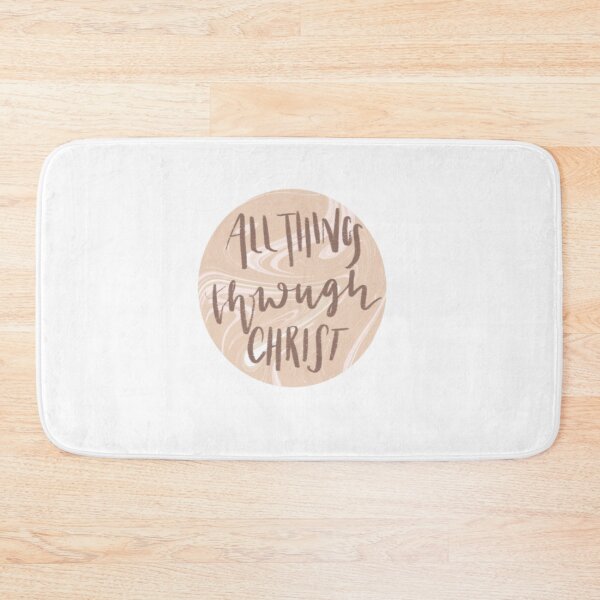 Item preview, all things through christ marbled designed and sold by artandadeline.