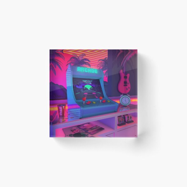 Arcade Dreams Acrylic Block