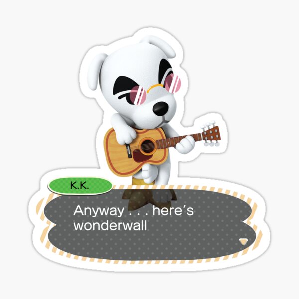 Here's Wonderwall Sticker