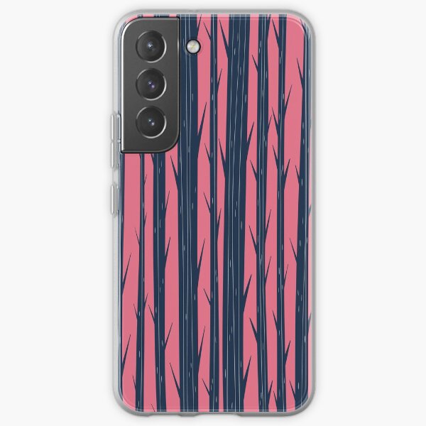Forest - Pink and Blue Samsung Galaxy Soft Case