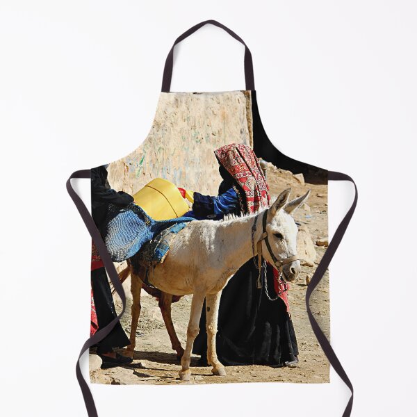 Item preview, Farmer Women and a Donkey, Picturesque scene, Yemen designed and sold by worldways.