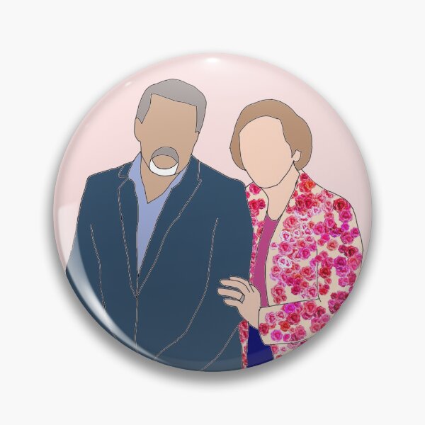Item preview, Mary Berry and Paul Hollywood cartoon designed and sold by Delaneymaybe.