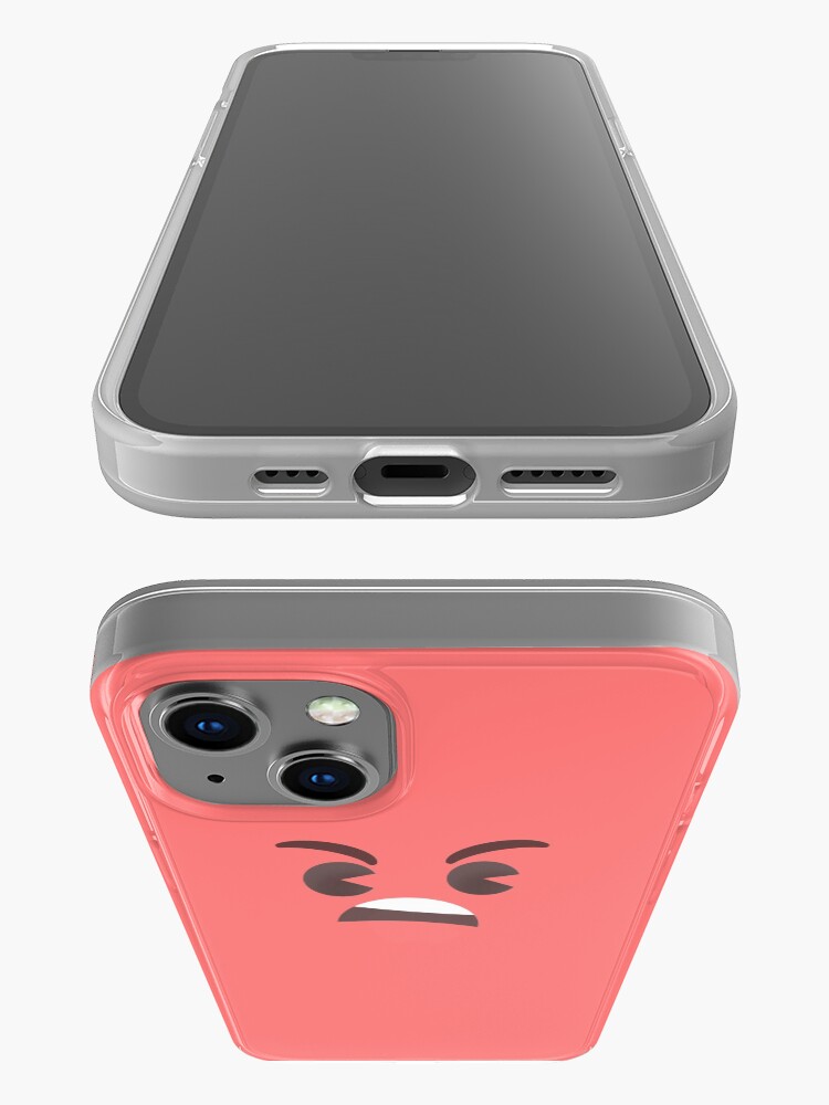 Alternate view of Angry Little Face - Tomato iPhone Case