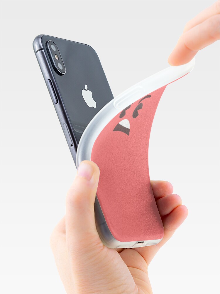 Alternate view of Angry Little Face - Tomato iPhone Case
