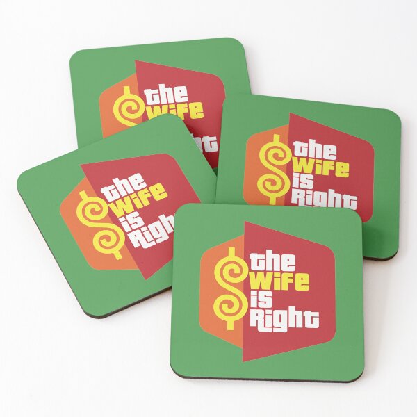 Item preview, The Wife Is Right Game Show Logo Parody designed and sold by YabYumShop.