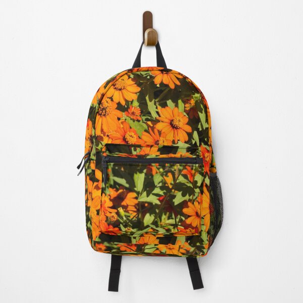 Item preview, Orange zinnias designed and sold by Zina Stromberg.
