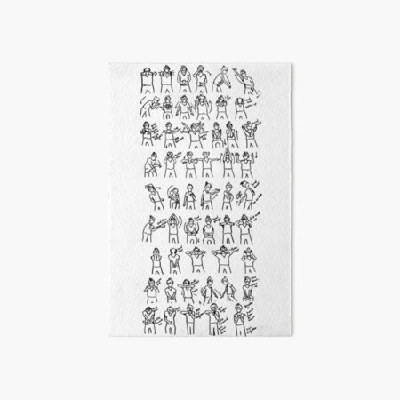 The Movements Art Board Print