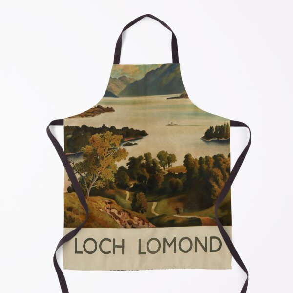 Item preview, Loch Lomond vintage travel poster designed and sold by stickart-marek.