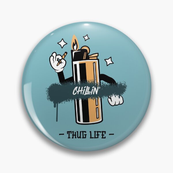 Item preview, CHILLIN' - Thug Life - designed and sold by AladdinMktgs.