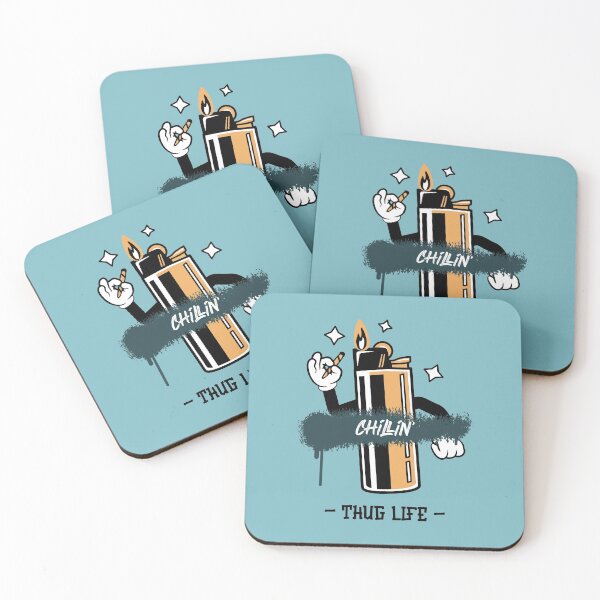 Item preview, CHILLIN' - Thug Life - designed and sold by AladdinMktgs.