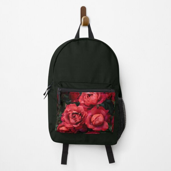 Item preview, Dark Red Roses and Raindrops in Summer Garden designed and sold by Amy Mitchell.