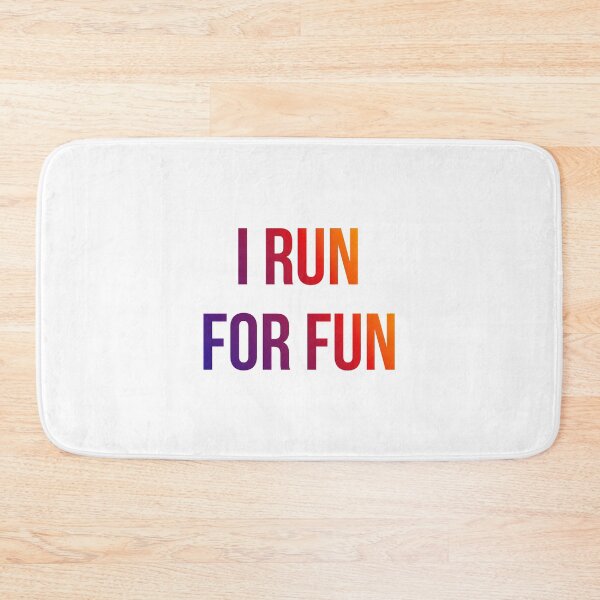 Item preview, I Run For Fun Skyline Gradient designed and sold by jackknite.