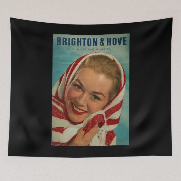 Aperçu de l'œuvre Brighton Hove affiche vintage créée et vendue par stickart-marek.