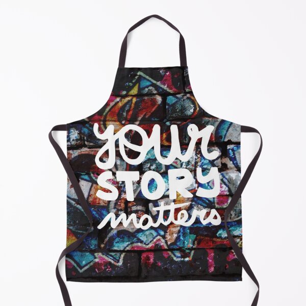 Item preview, 1980s colorful hip hop grunge your story matters graffiti  designed and sold by LEILA ART SPACE.