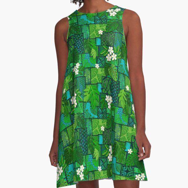 Pohaku-loa A-Line Dress