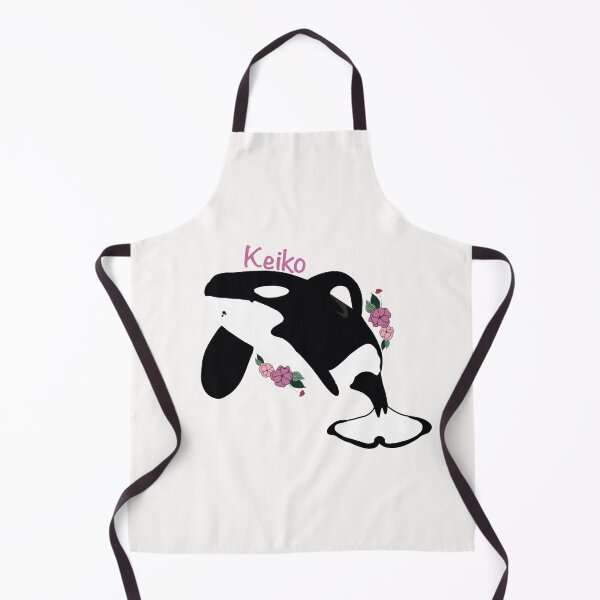 Item preview, Keiko the killer whale flower art designed and sold by Animaldesigns24.