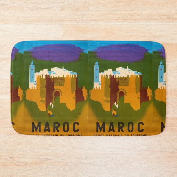 Artikelvorschau, Maroc vintage travel poster entworfen und verkauft von stickart-marek.