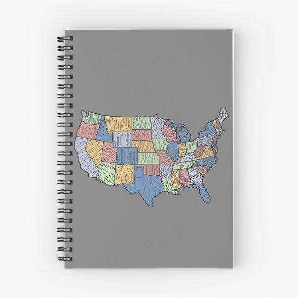 Item preview, 50 States US Map Drawing designed and sold by carwalker13.