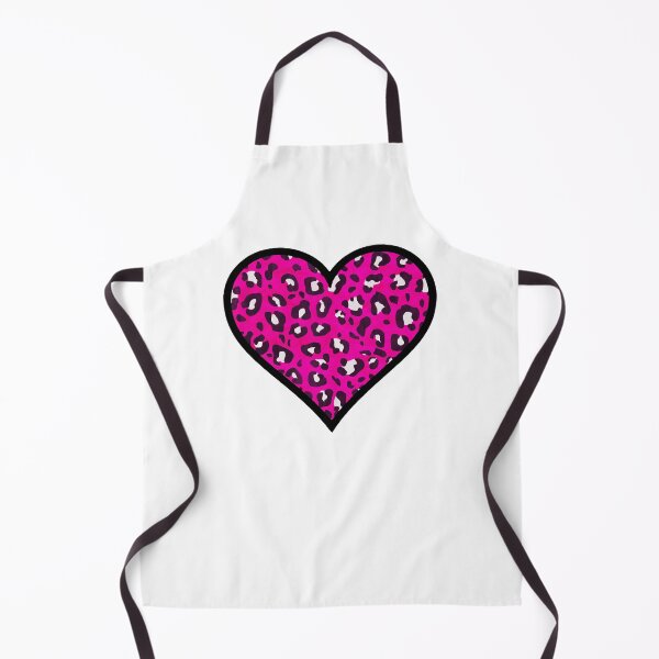 Item preview, Bright Pink Leopard Print Heart designed and sold by Bumblefuzzies.