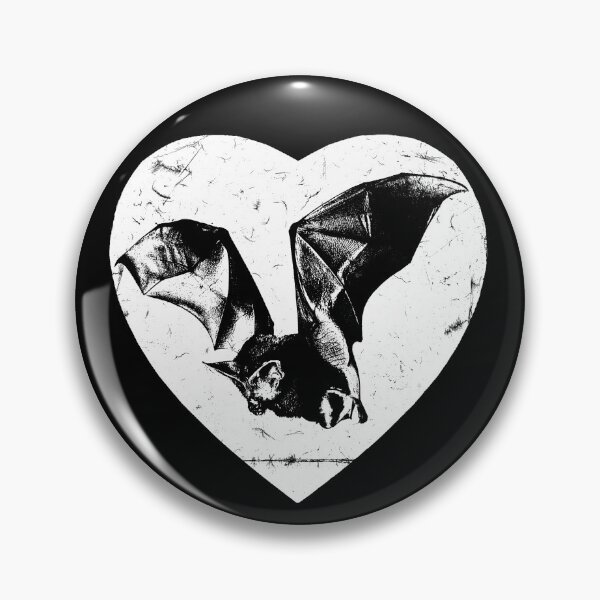 Item preview, heart bat designed and sold by Nicole Annunziata.