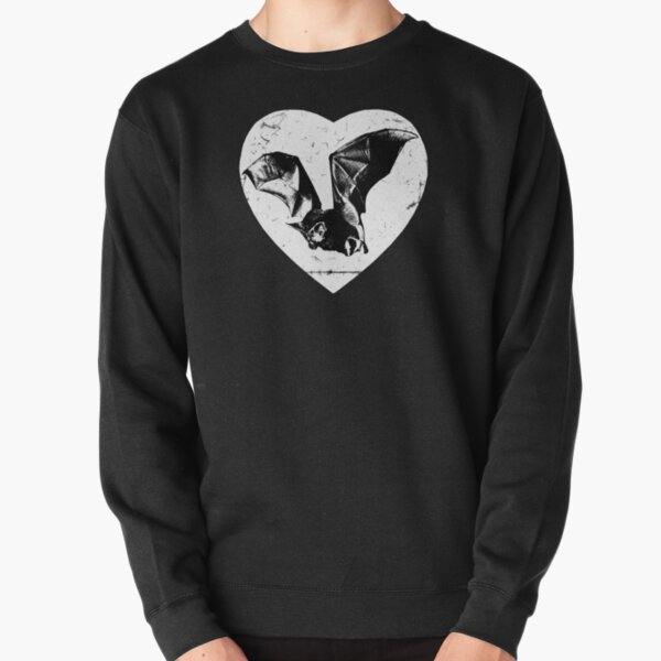 heart bat Pullover Sweatshirt