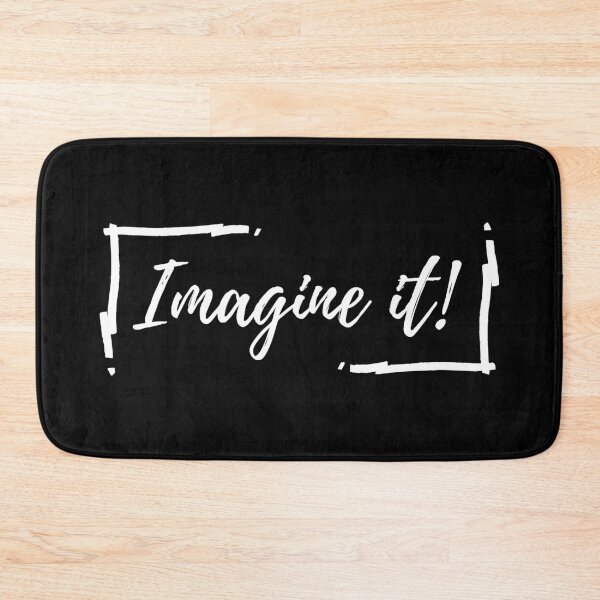Item preview, Imagine It - White Font designed and sold by RonVivero.