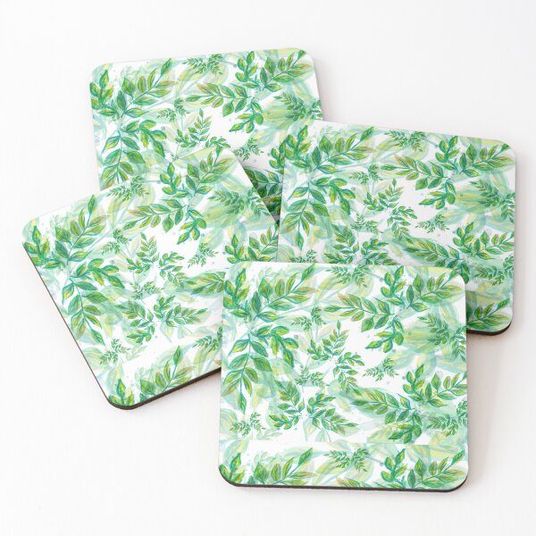 Item preview, Green leaves, summer pattern designed and sold by Ayalolo2020.