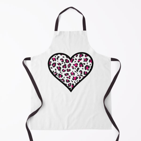 Item preview, Pink and Black Leopard Print Heart designed and sold by Bumblefuzzies.