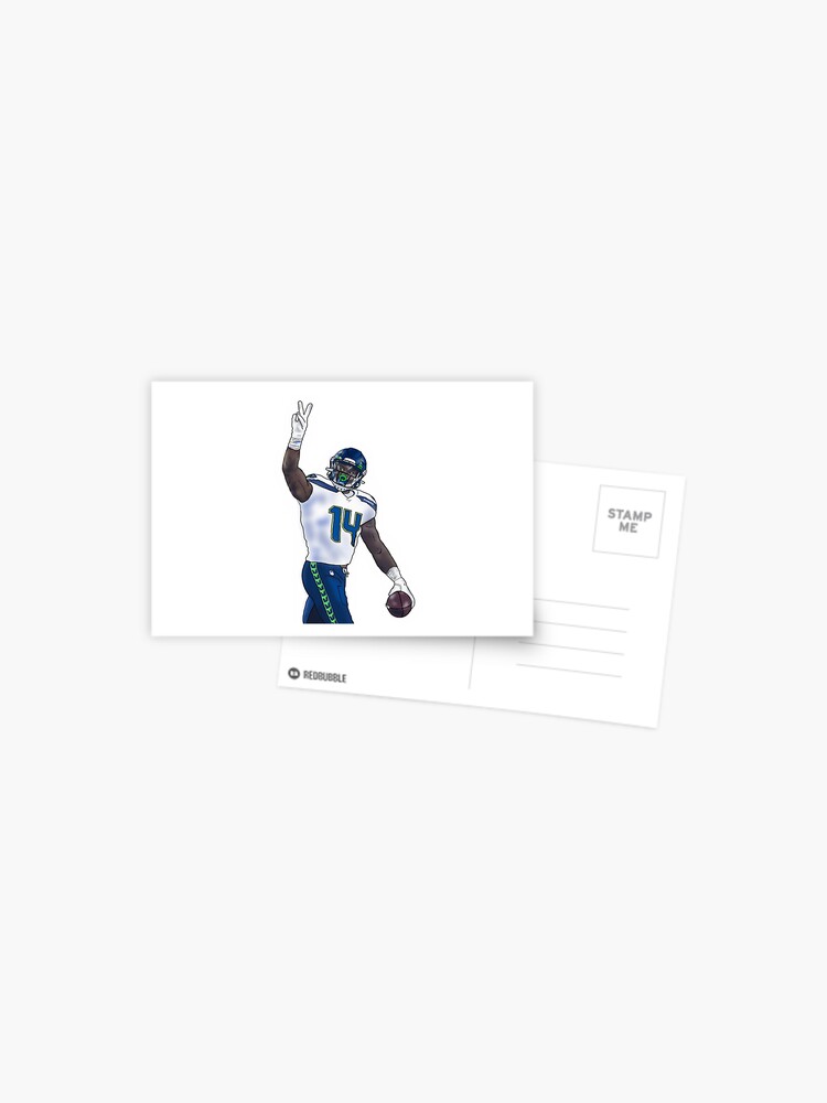 Dk Metcalf Number 14 metcalf receive the ball Sticker for Sale by  HelenaHalvorson