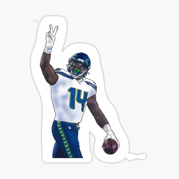 DK METCALF - WR - SEATTLE SEAHAWKS - Dk Metcalf - Sticker