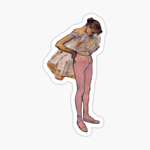Item preview, Toulouse-Lautrec's "Dancer Adjusting Her Tights" designed and sold by laurens-doodles.