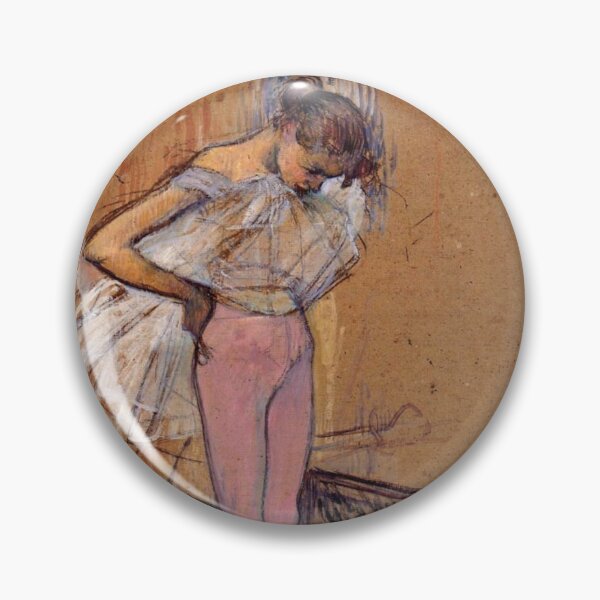 Item preview, Toulouse-Lautrec's "Dancer Adjusting Her Tights" designed and sold by laurens-doodles.