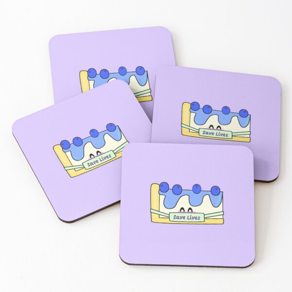 Item preview, Kawaii Blueberry Cheesecake with Face Mask designed and sold by KacyCupcake.