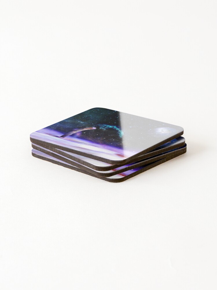 Thumbnail 4 of 5, Coasters (Set of 4), Parallel Words designed and sold by Rene-Marquez.