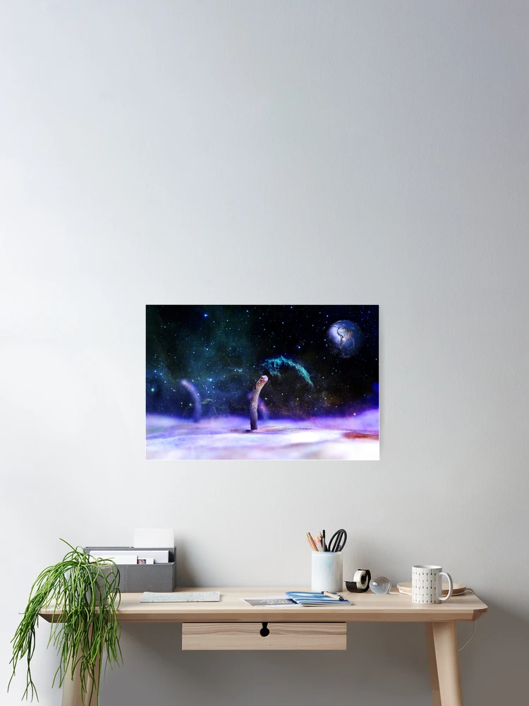 Thumbnail 2 of 3, Poster, Parallel Words designed and sold by Space Traveller.